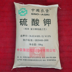 硫酸鉀，K2SO4