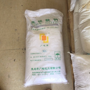 亞硫酸鈉，Na2SO3